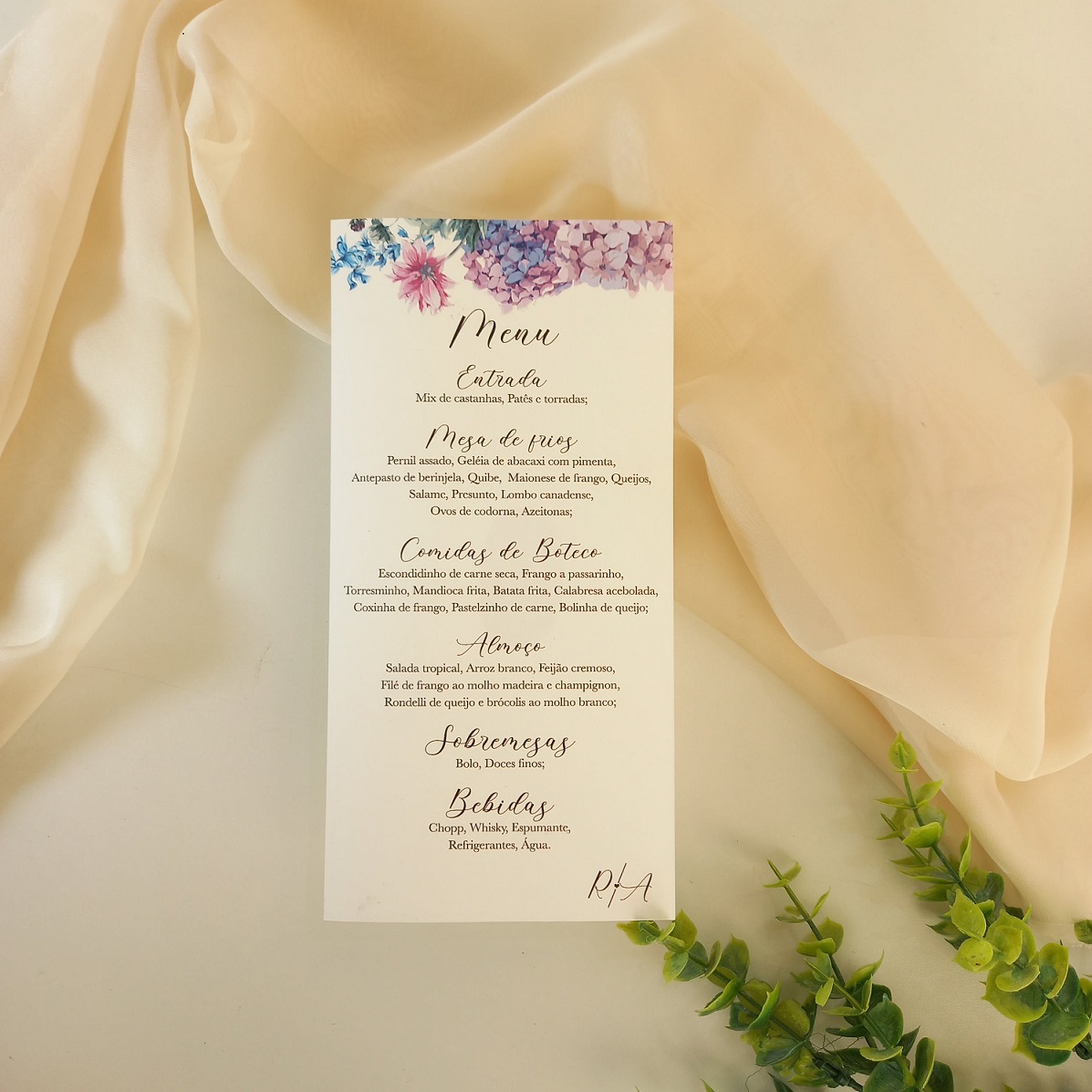 Cardápio de Casamento Temático: Ideias para Inovar na Sua Festa