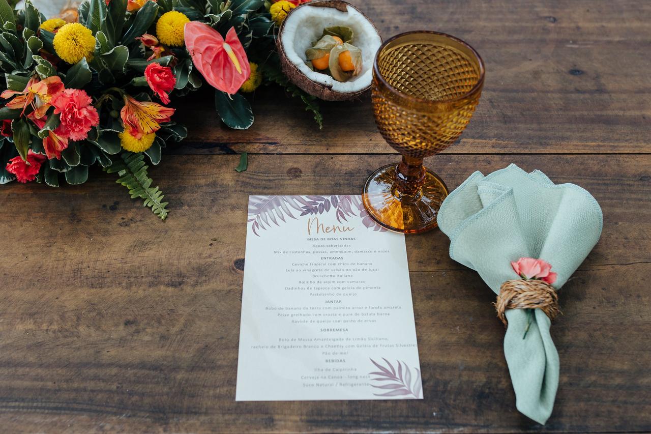 cardapio casamento