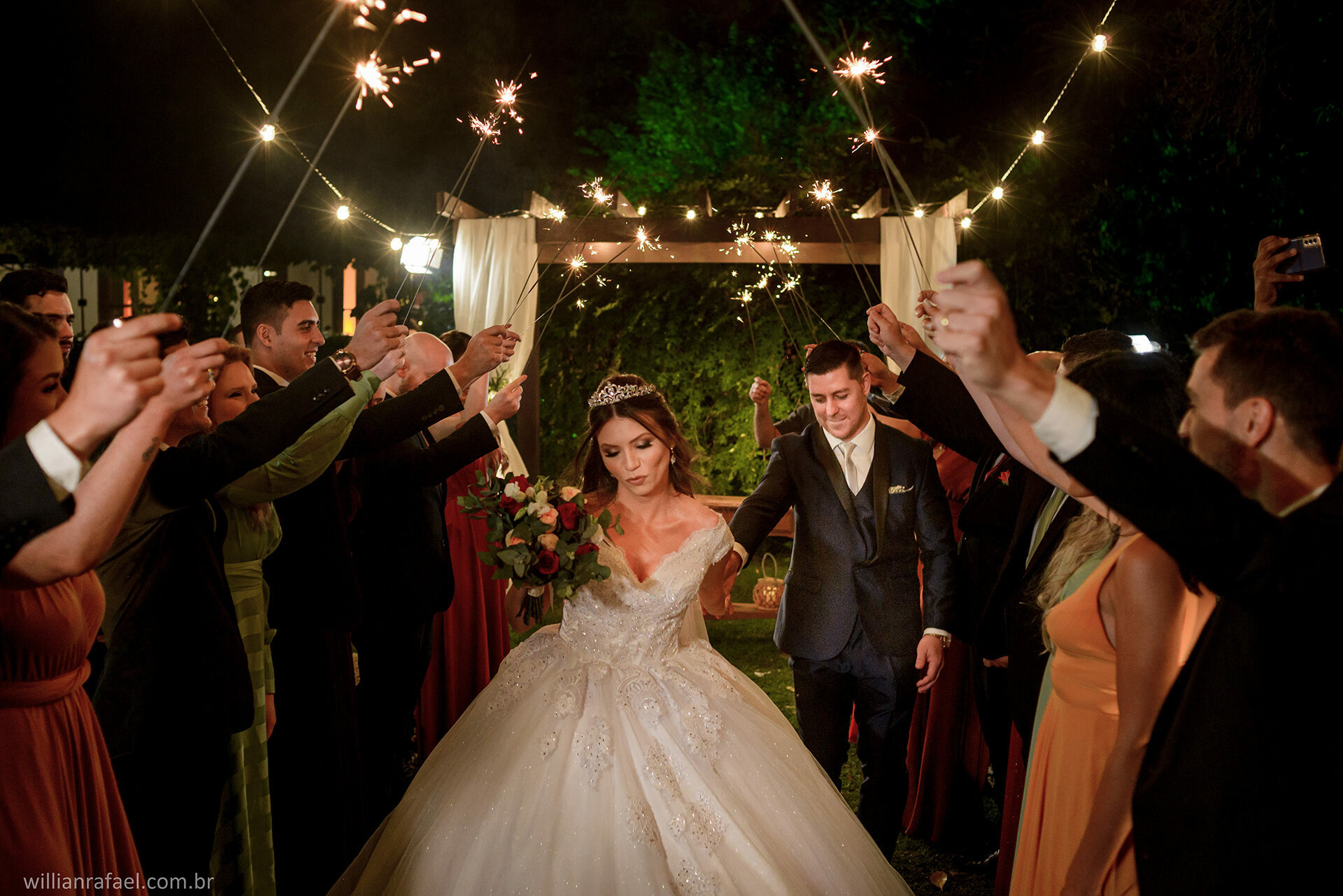 casamento a noite