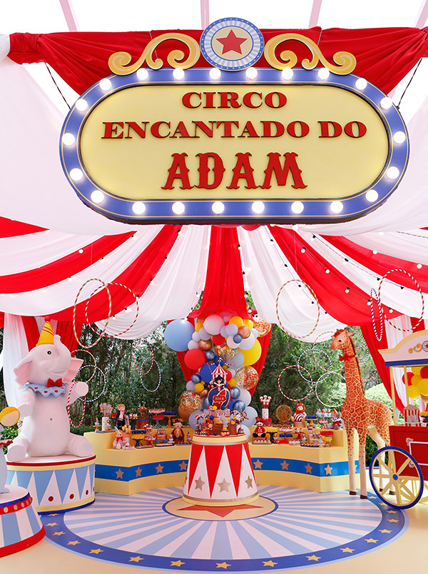 casamento com tema de circo