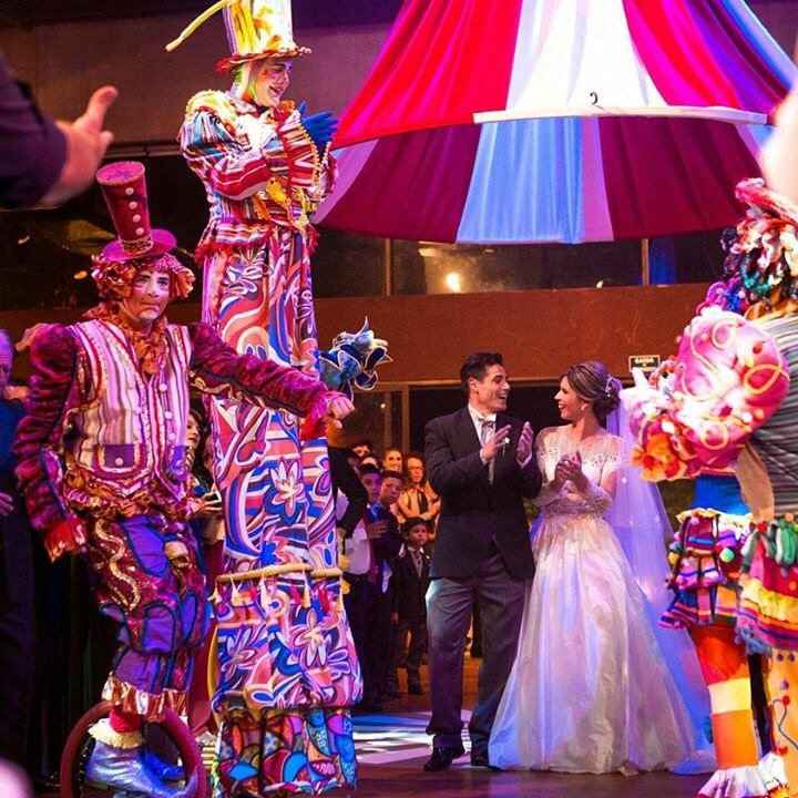 casamento com tema de circo