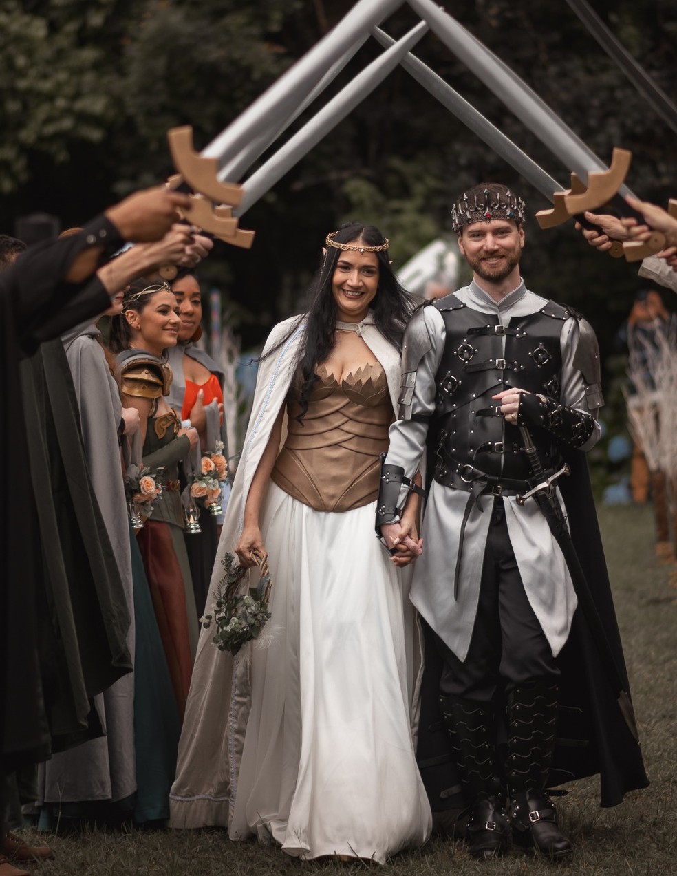 casamento com tema medieval
