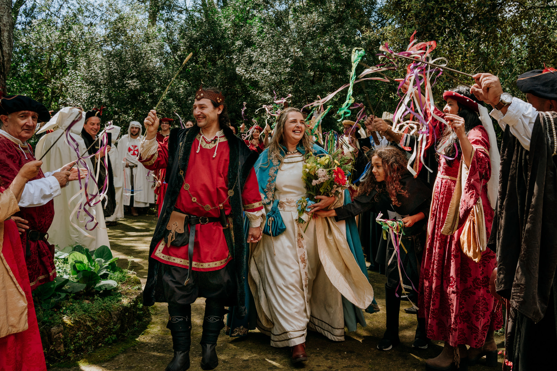 casamento com tema medieval