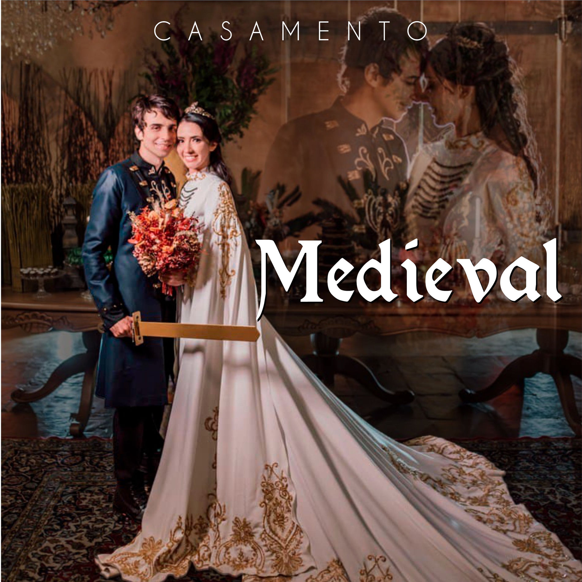 casamento com tema medieval