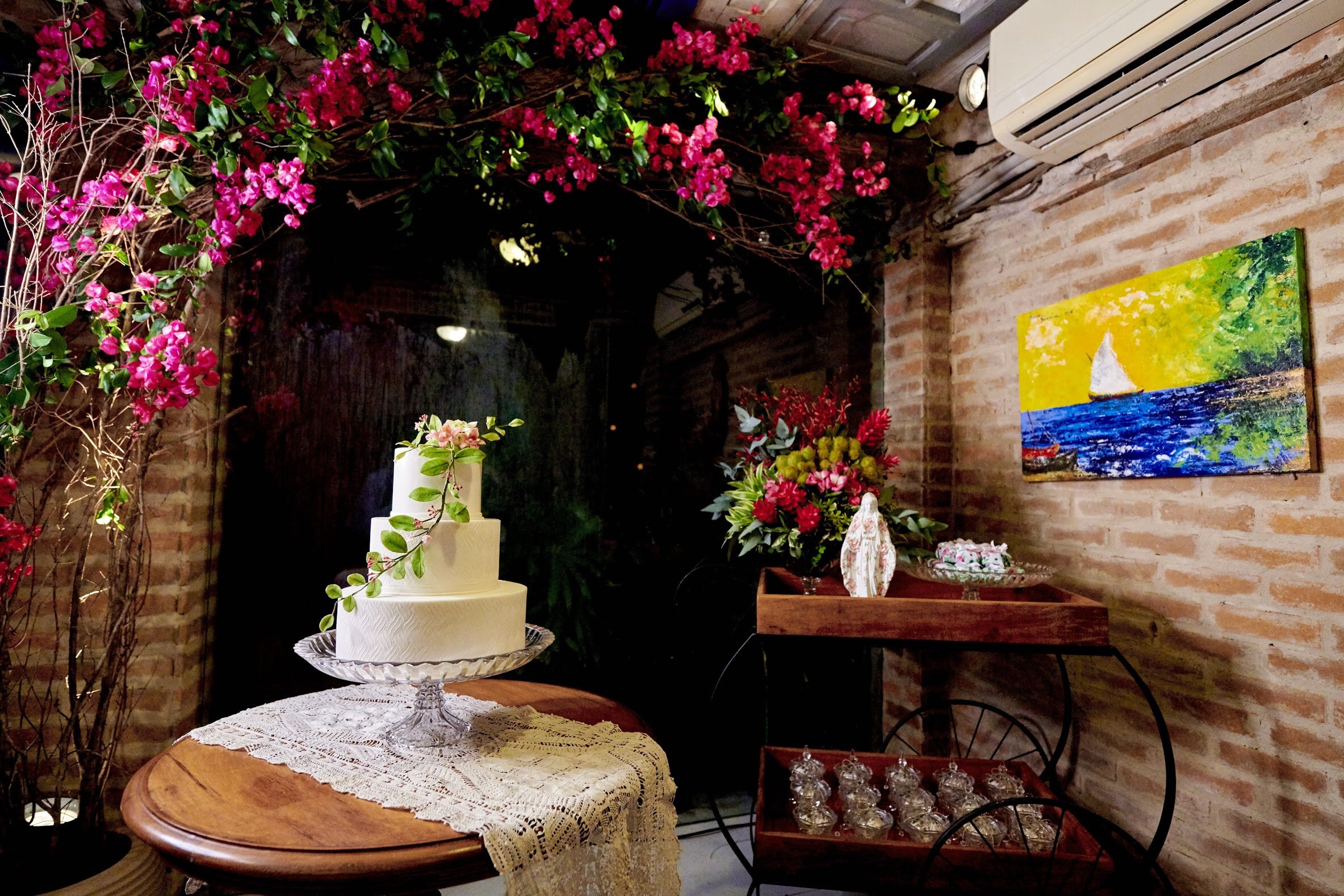 ideias de decoração para casamento em bistrô