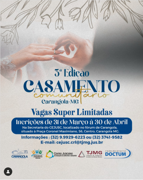 espaços para eventos Carangola MG