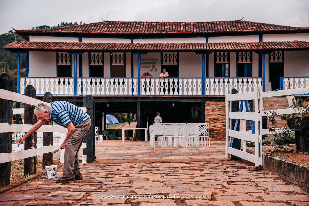 casamento com toque vintage no campo