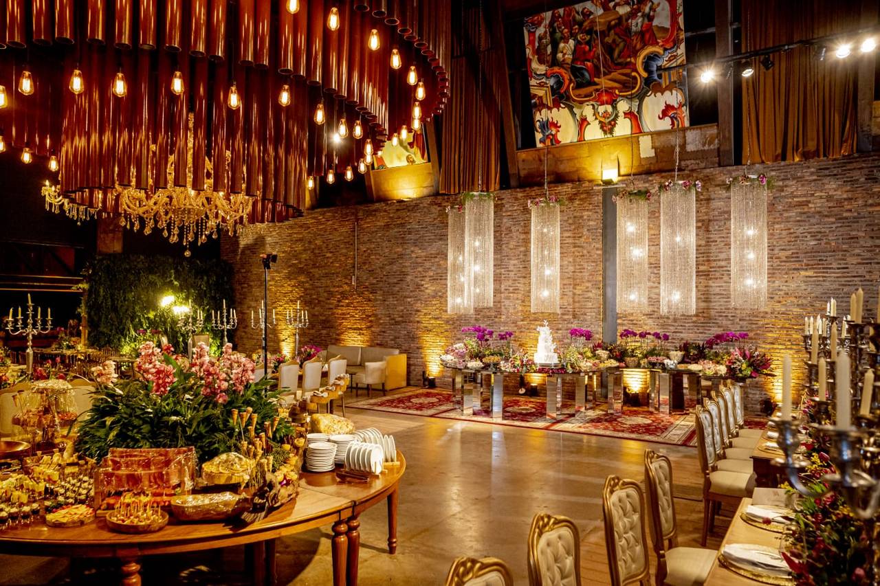 casamento em galeria de arte