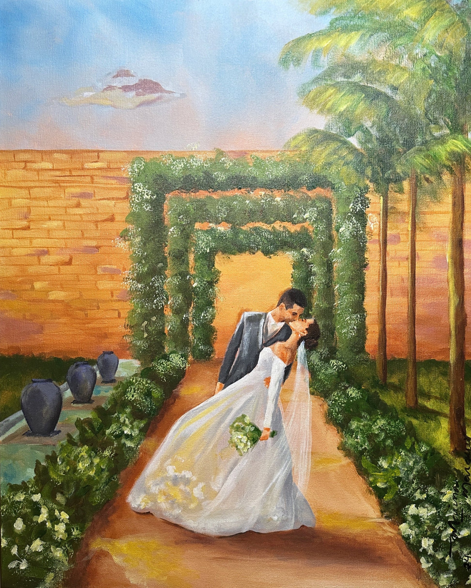 Pintura ao Vivo no Casamento: Uma Experiência Inesquecível