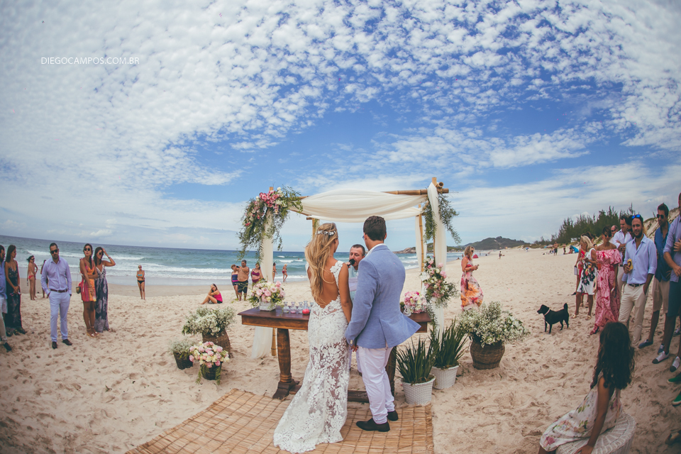 casamento na praia Garopaba