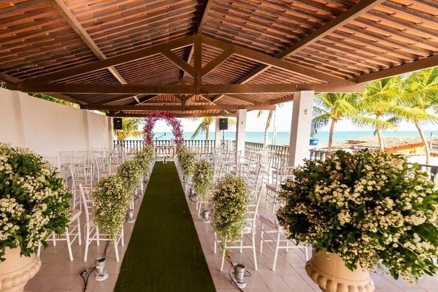 casamento pé na areia Maria Farinha