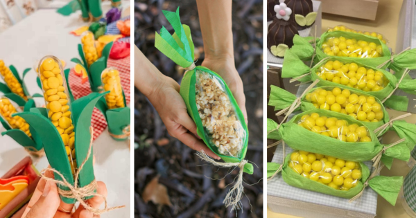 ideias de decoração casamento rústico milho verde