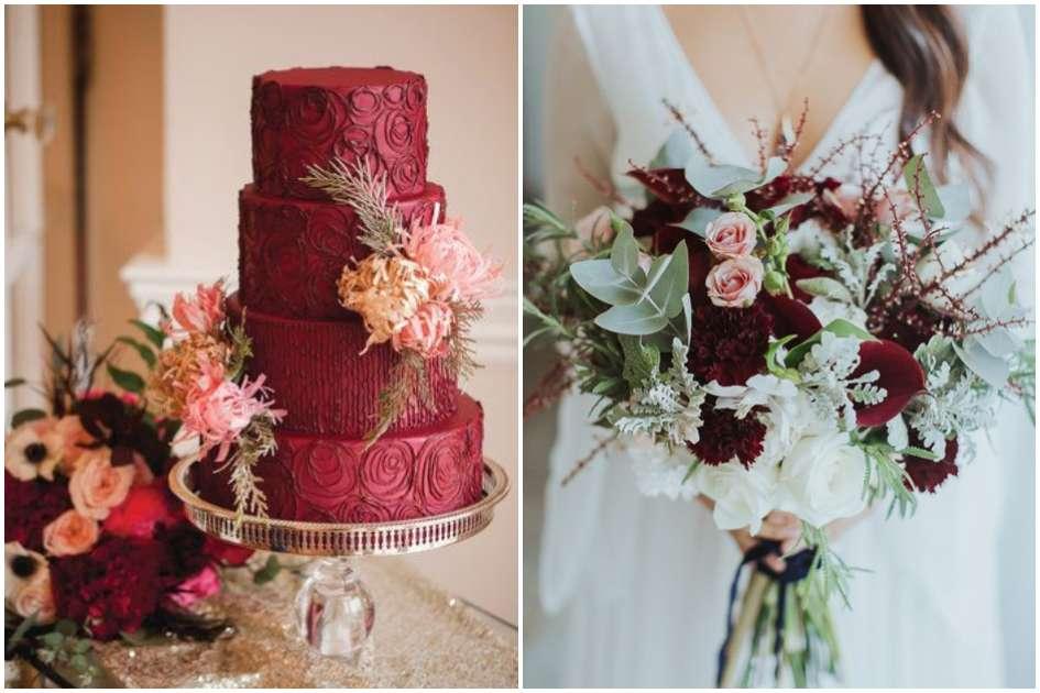 casamento marsala e azul marinho