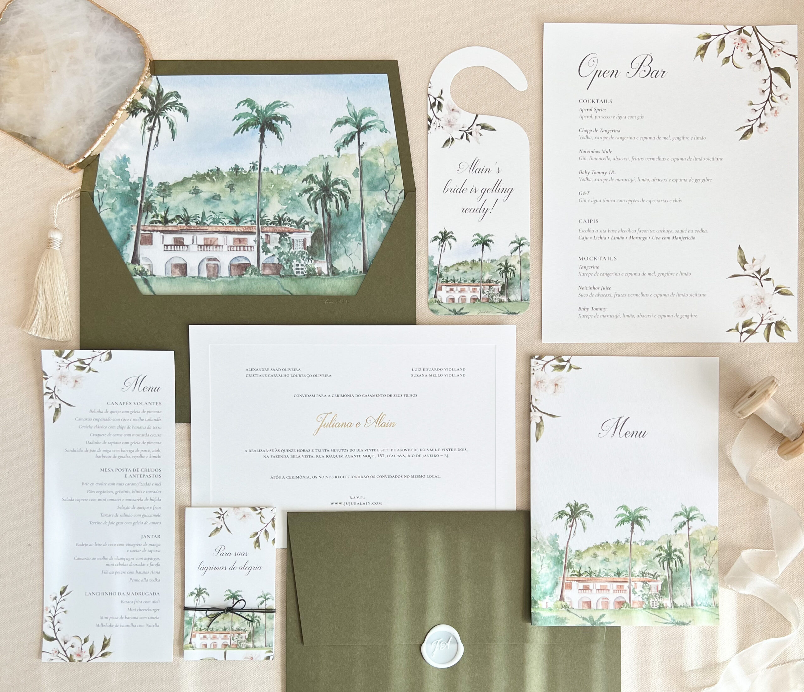 quanto custa decoração de casamento verde sálvia