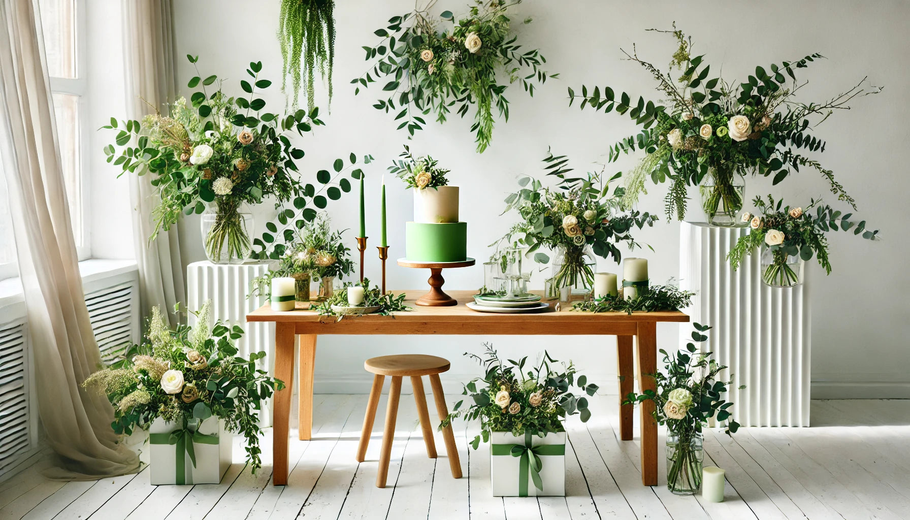 casamento em tons de verde salvia