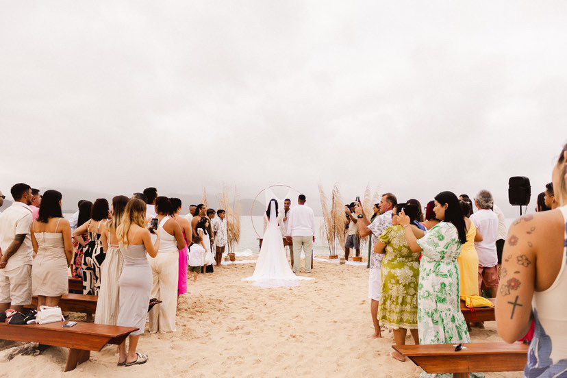 casamento pé na areia ubatuba fortaleza