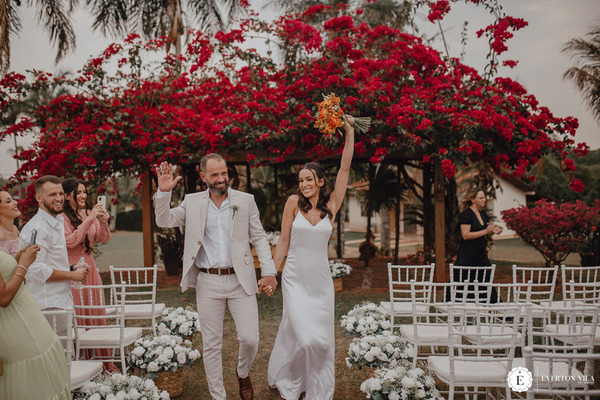 decoração casamento minimalista
