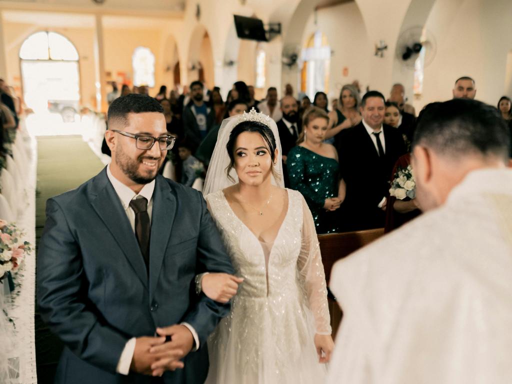 decoração casamento igreja simples