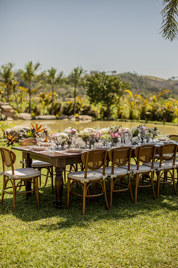 ideias de decoração para casamento no campo simples
