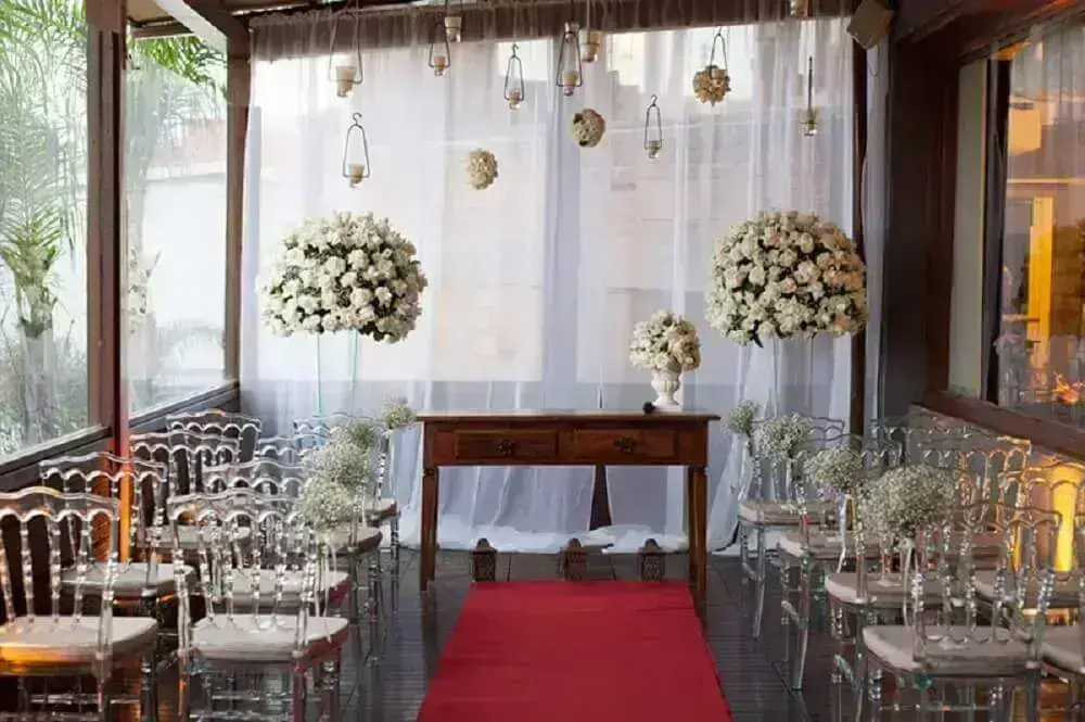 casamento em casa simples