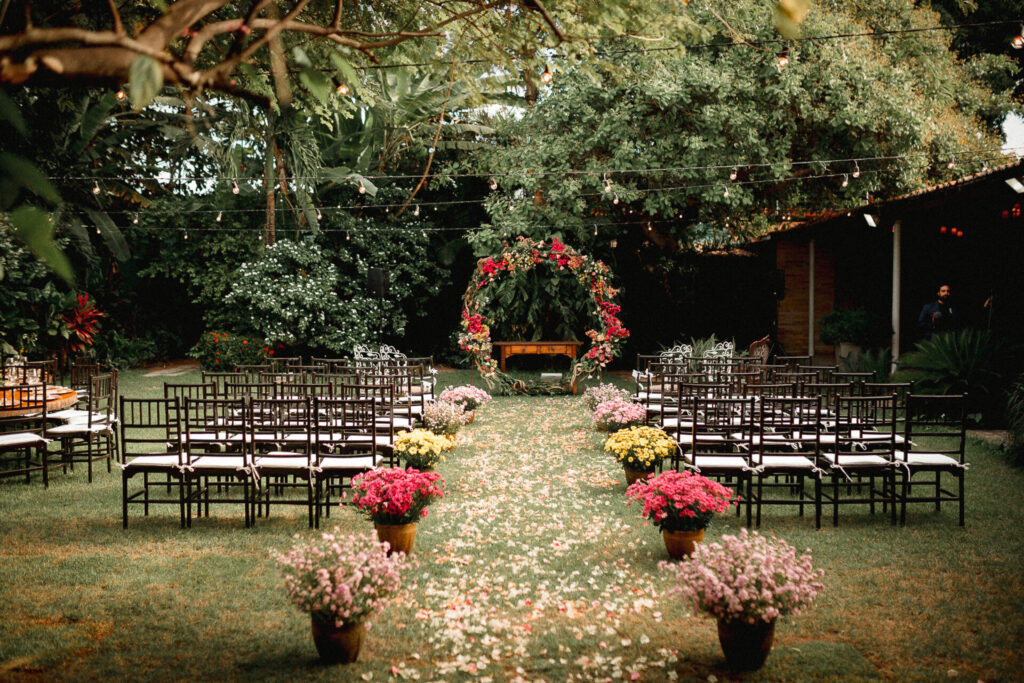 Plano B para Casamento ao Ar Livre: Chuva e Outros Imprevistos
