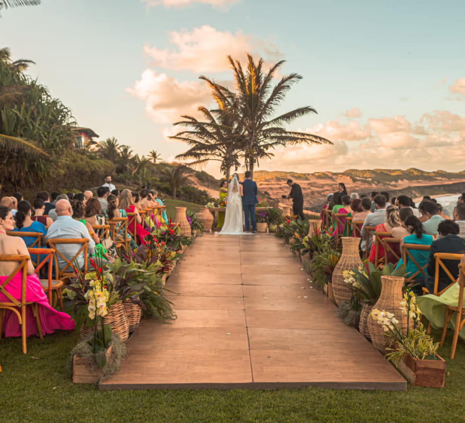 casamento na praia Nordeste