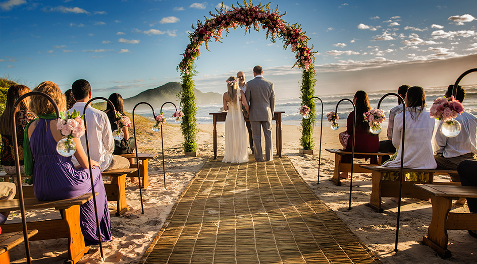 casamento na praia Praia do Rosa