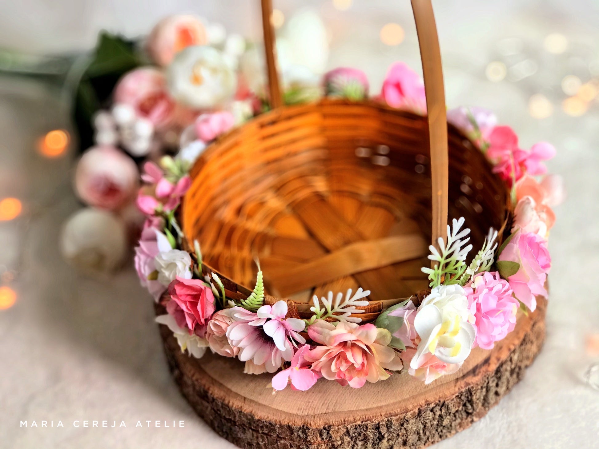 cestinha florista casamento