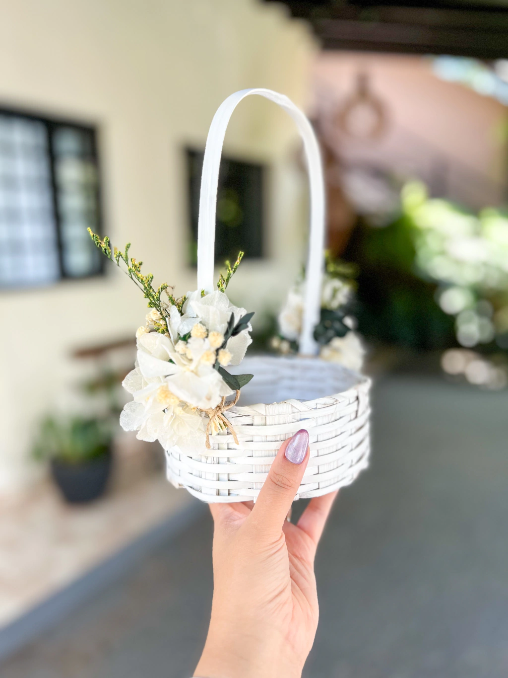 cestinha florista casamento