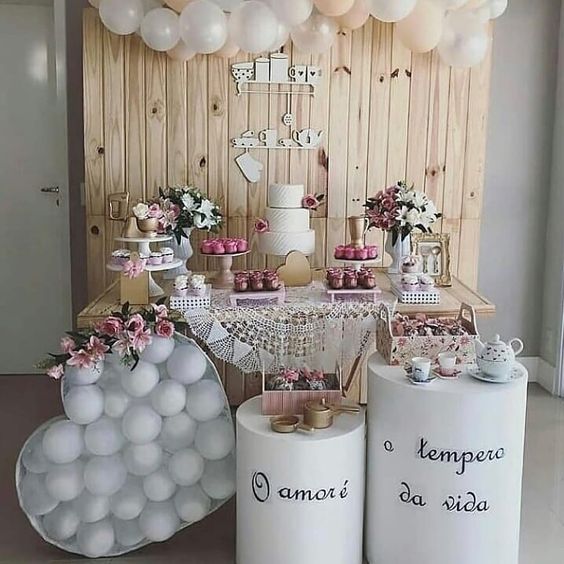 ideias criativas decoração chá de casa nova