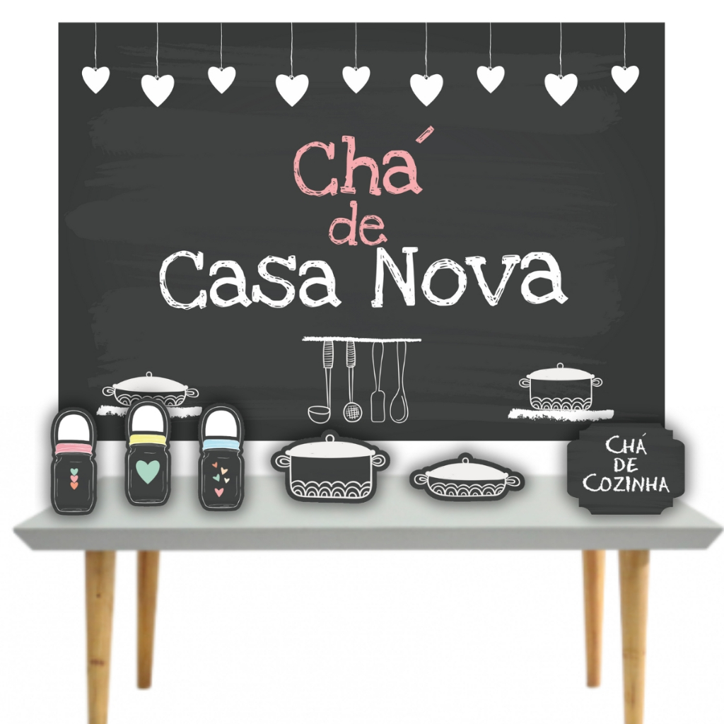 o que servir em um chá de casa nova