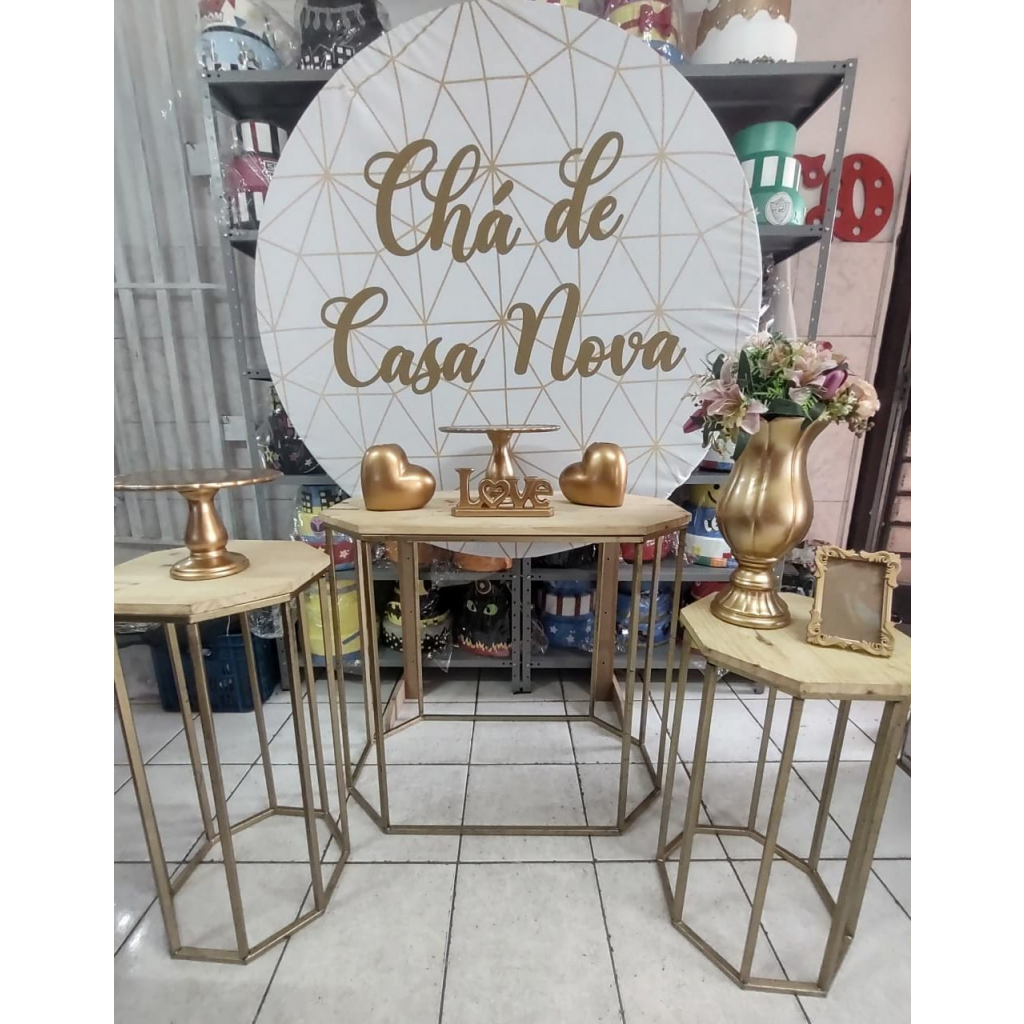 o que servir em um chá de casa nova