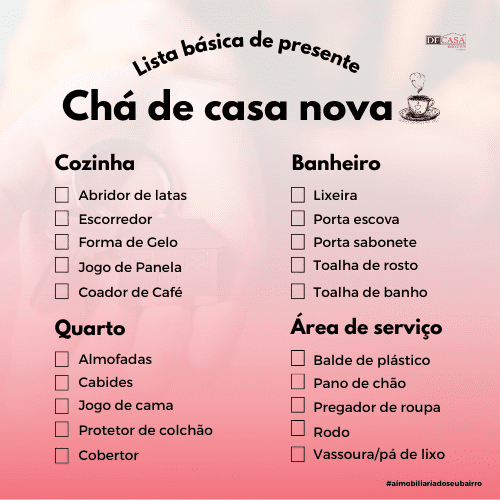 lembrancinhas chá de casa nova simples