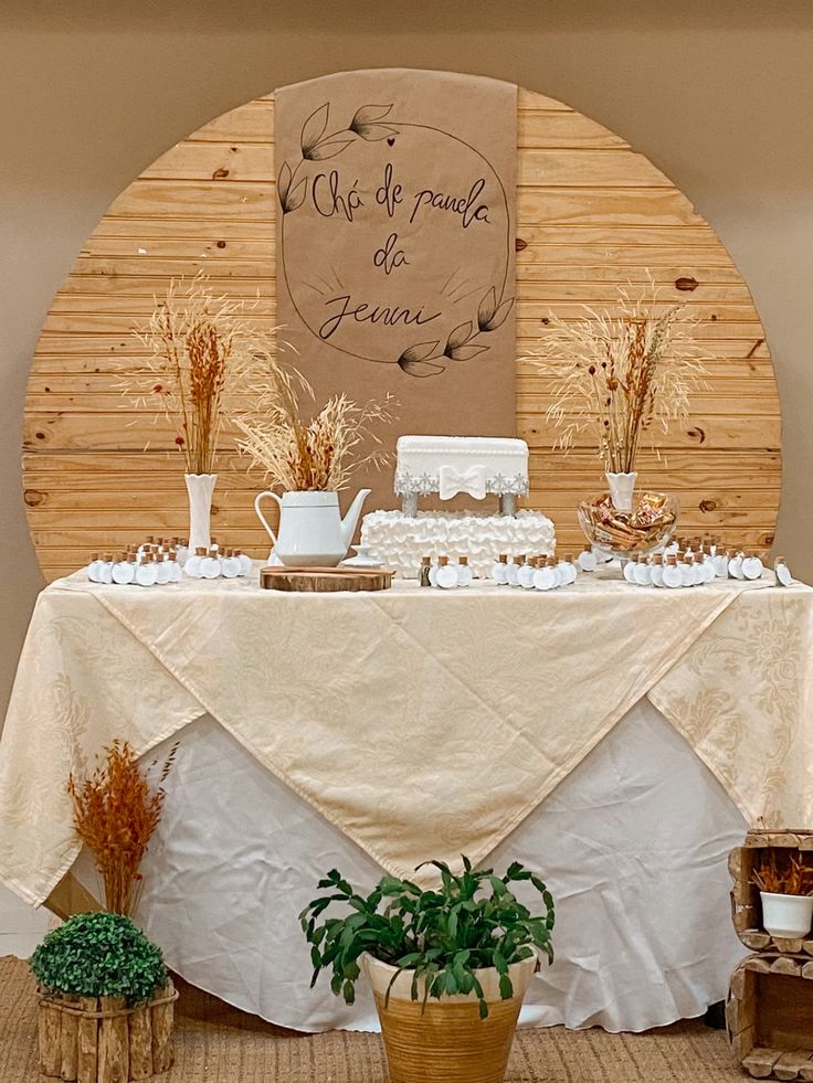 decoração chá de panela simples