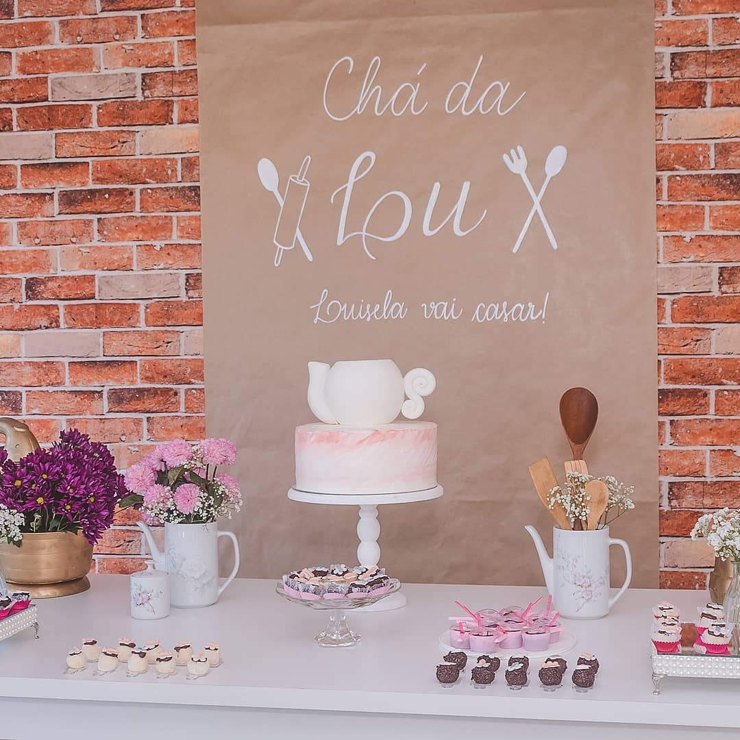 decoração chá de panela pequeno