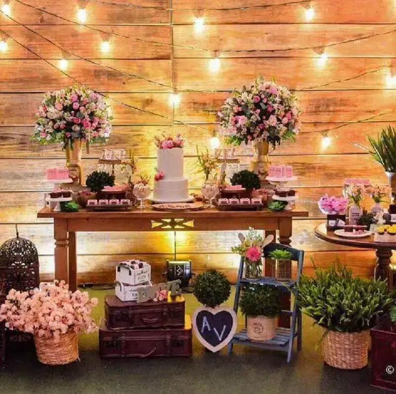 decoração chá de panela pequeno