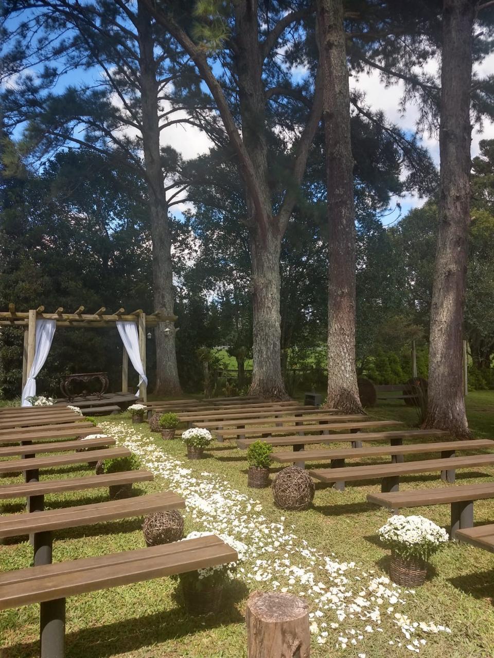 Chácara para casamento com pernoite