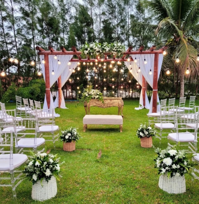 Decoração casamento chácara
