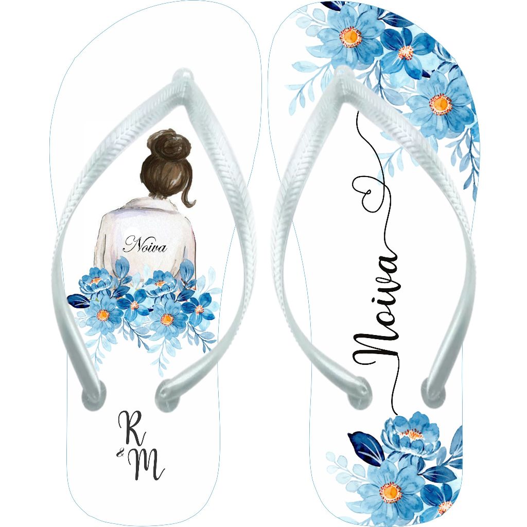 chinelo noiva personalizado