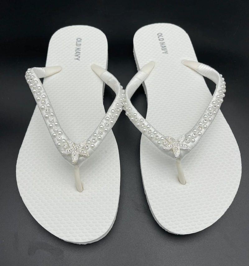 chinelo noiva customizado