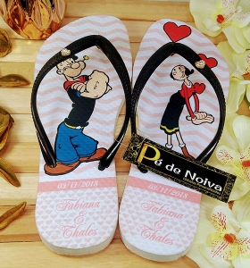 chinelo personalizado para padrinhos casamento