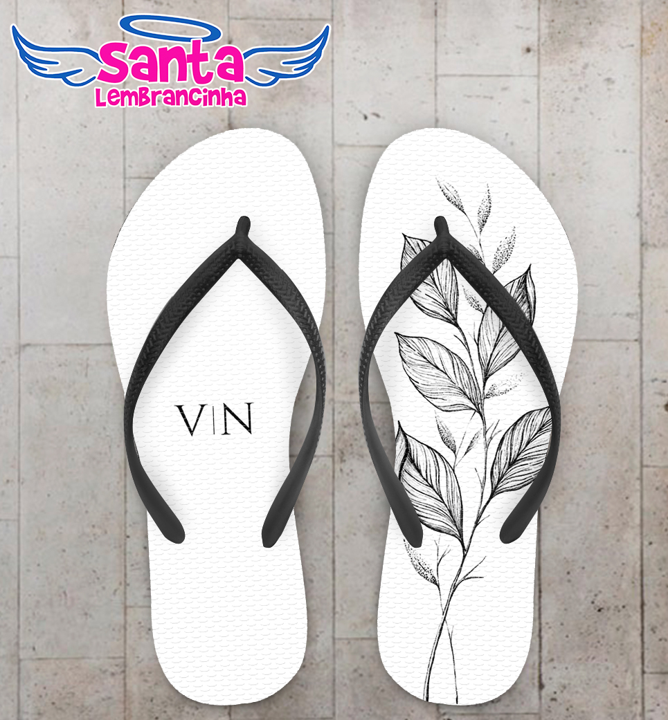 kit chinelo personalizado casamento atacado