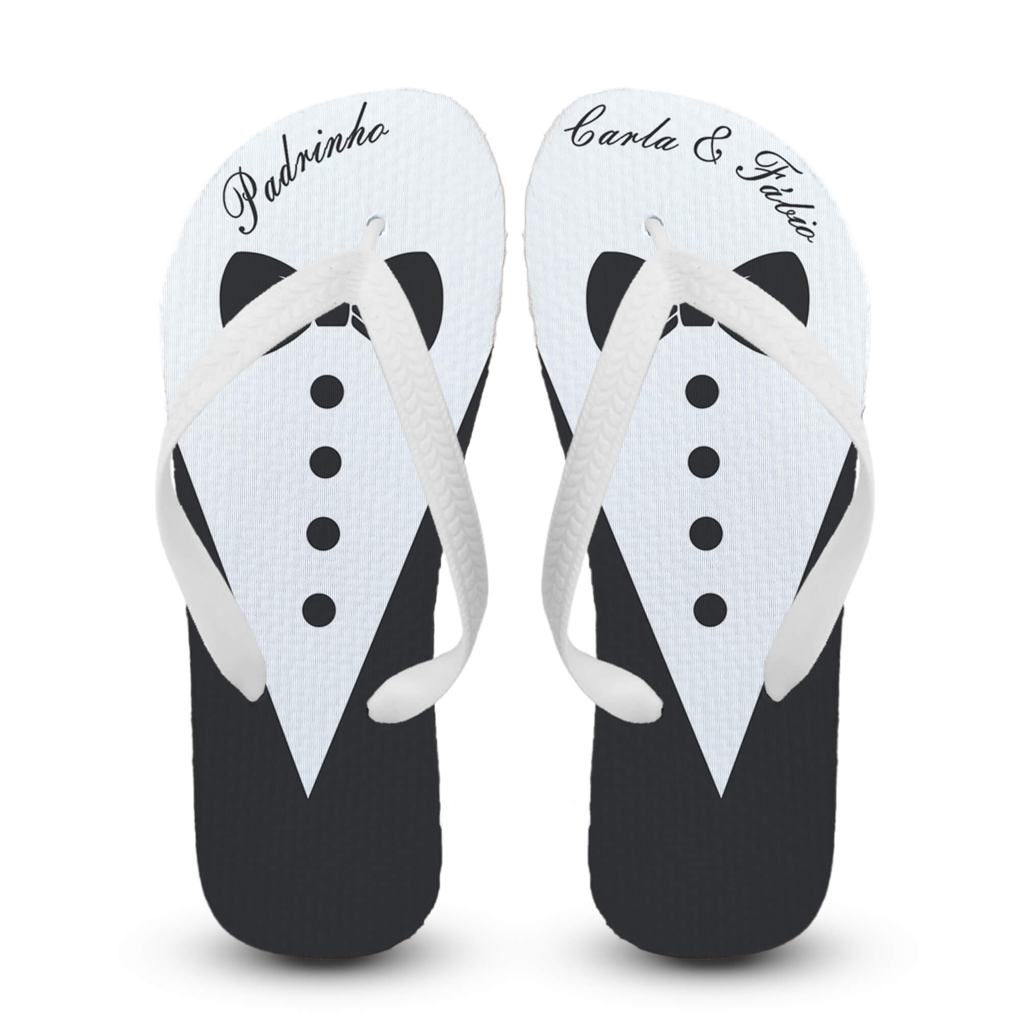 chinelo personalizado para padrinhos casamento