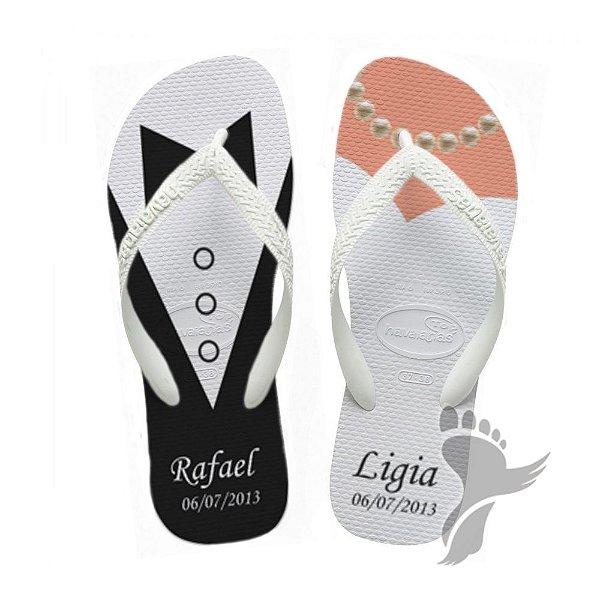 lembrancinha chinelo casamento