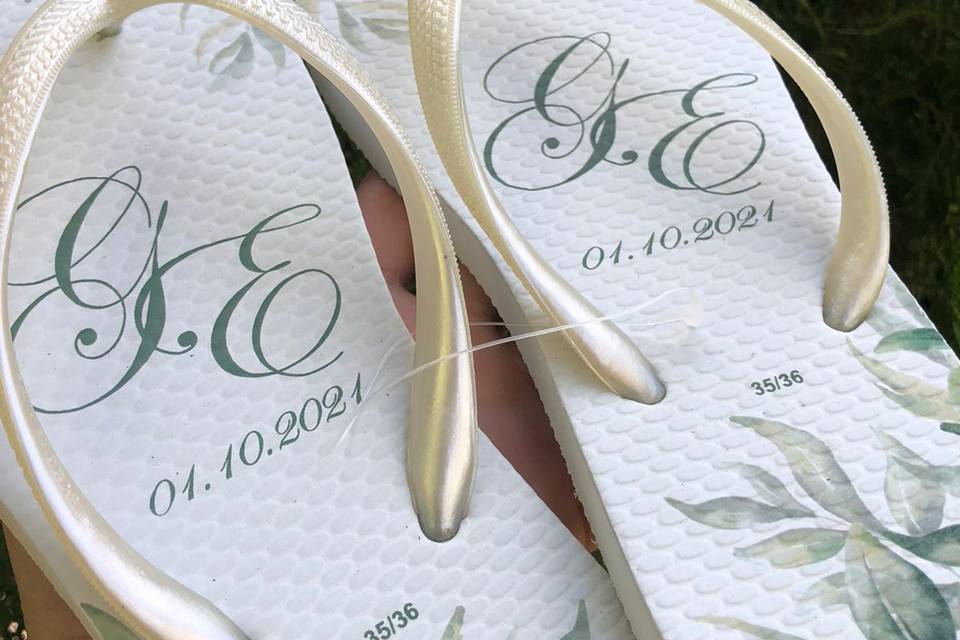 onde comprar chinelo personalizado casamento