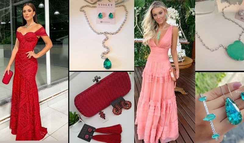 como combinar acessórios com vestido de noiva dourado