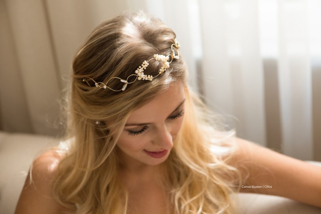 ouro amarelo ou ouro rosé para vestido de noiva dourado