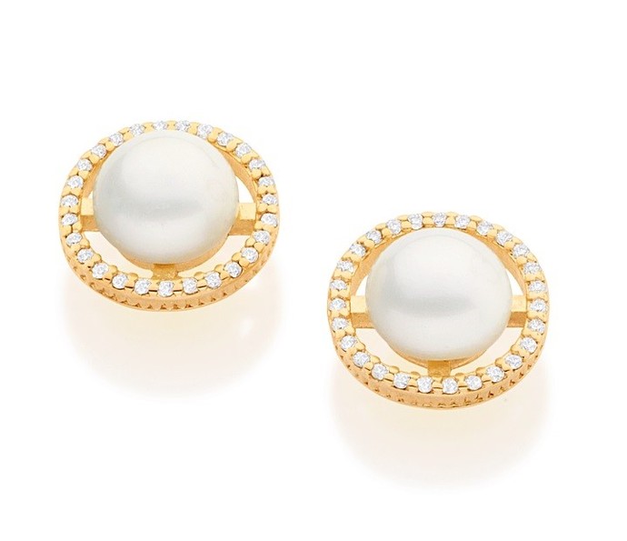 brincos para decote tomara que caia vestido noiva dourado