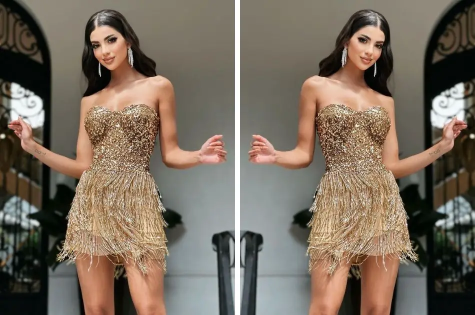 ideias sapatos para vestido noiva dourado