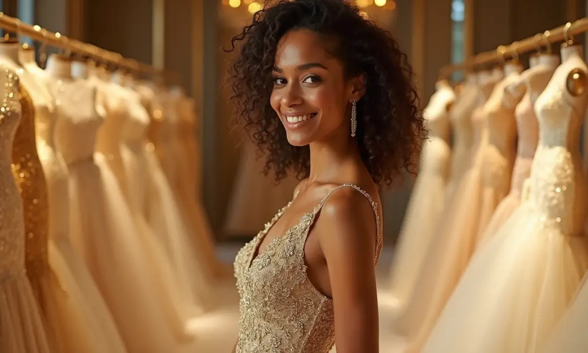 como combinar véu longo com vestido noiva dourado